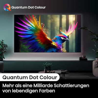 Hisense 55U6NQ 139 cm (55 Zoll) Fernseher 4K Mini LED ULED HDR Smart TV, 60Hz, HDMI 2.0, Game Mode Plus, Dolby Vision & Atmos, Bluetooth, Alexa Built-in, Anthrazit, [2024]