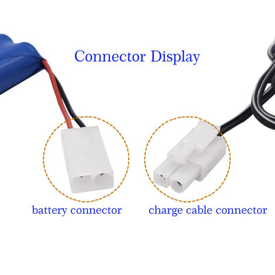 Gecoty® 9.6V NiMH Akku, 2400mAh Wiederaufladbarer AA Akkupack mit USB Ladekabel und KET 2P Anschluss für RC Truck RC Tank und RC Schlachtschiff