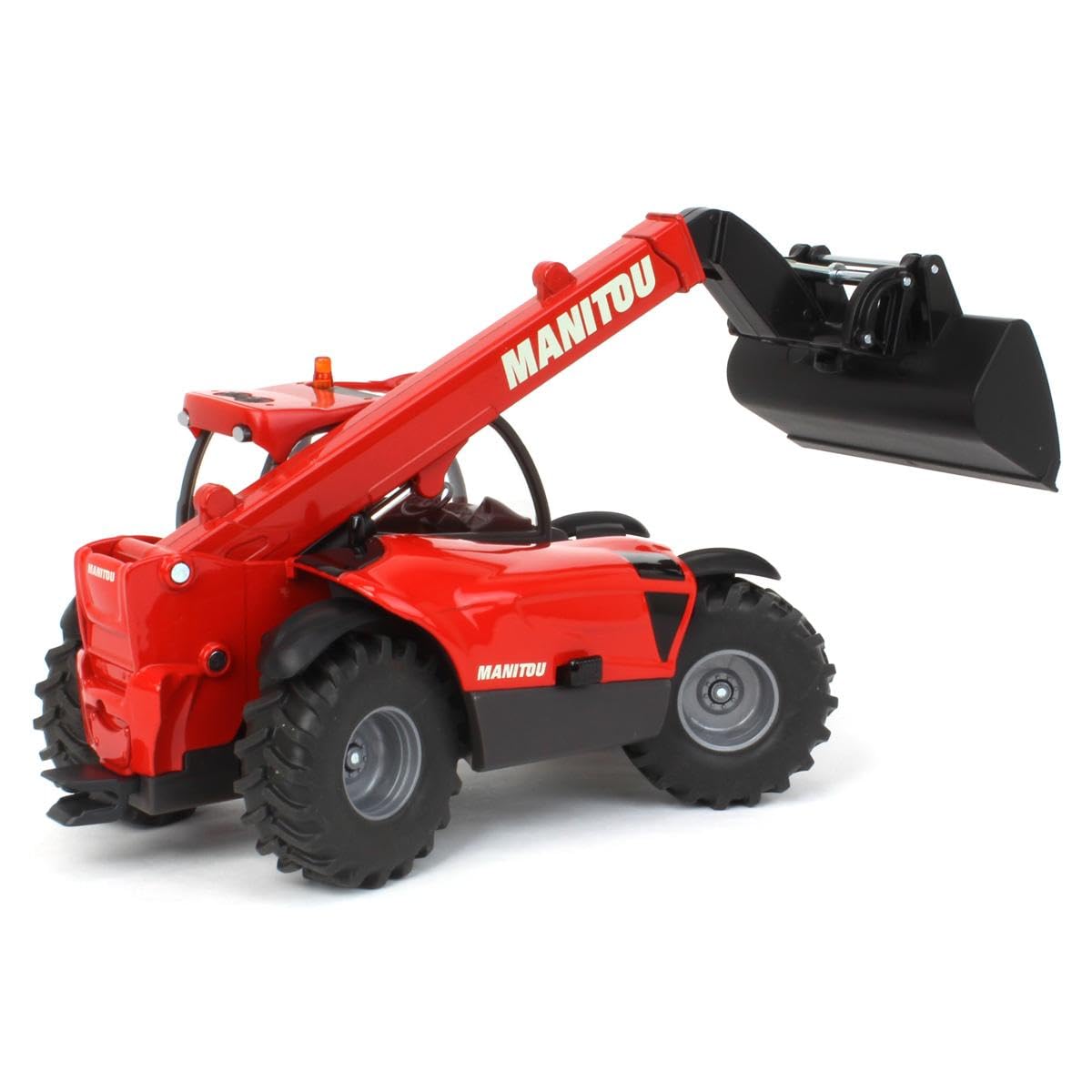 siku 3067, Manitou Teleskoplader, 1:32, Metall/Kunststoff, Rot, Beweglicher Ladearm