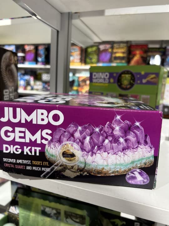 Dr. Daz Edelstein-Ausgrabungsset – Entdecken Sie 18 echte Edelsteine und Kristalle für Kinder - Spielzeug für Kinder ab 6 Jahren, mineralien Steine Geschenke für Jungen und Mädchen