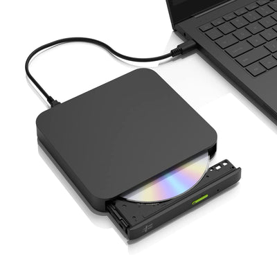 Hitachi LG GP96Y Externer CD DVD Laufwerk USB C, Brenner Laufwerk für Android, Portable Player Brenner Kompatibel mit PC (Windows, Mac, Fire)