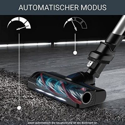 Rowenta RH20C2 X-Force Flex 9.60 Allergy Aqua kabelloser Akku-Stabstaubsauger | 100 Air Watt | herausnehmbarer Akku | bis zu 45 Min. Laufzeit | kompakt | Flex-Gelenk | LED-Düse | Blau/Schwarz