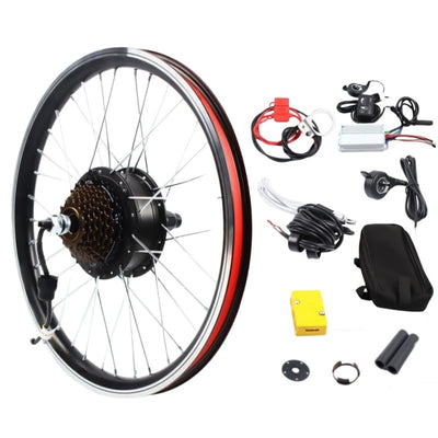 Taozhiyy E-Bike Umbausatz Hinterrad, 250W 36V 20 Zoll Elektrofahrräder Hinterrad Nabenmotor Umbausatz, Hinterradnabenmotor für V-Brake Scheibenbremse, Ebike Conversion Kit Brushless mit LCD Display