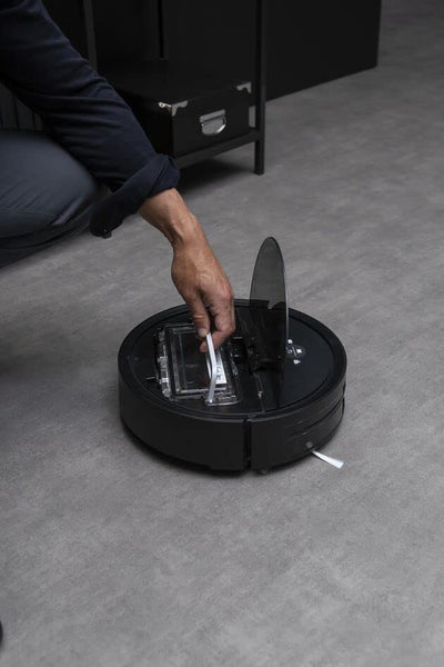 Rowenta RR7875 X-PLORER Serie 120 AI Saugroboter | Testergebnis "SEHR GUT" | Laser-Navigation | automatisches Reinigen | Steuerung per App | Saugen und Wischen | 120 Min. Laufzeit | 150 m² | Schwarz