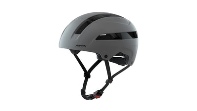ALPINA SOHO - Extrem Robuster, Leichter & Individuell Anpassbarer Urban Fahrradhelm Für Erwachsene, coffee-grey matt, 55-59 cm
