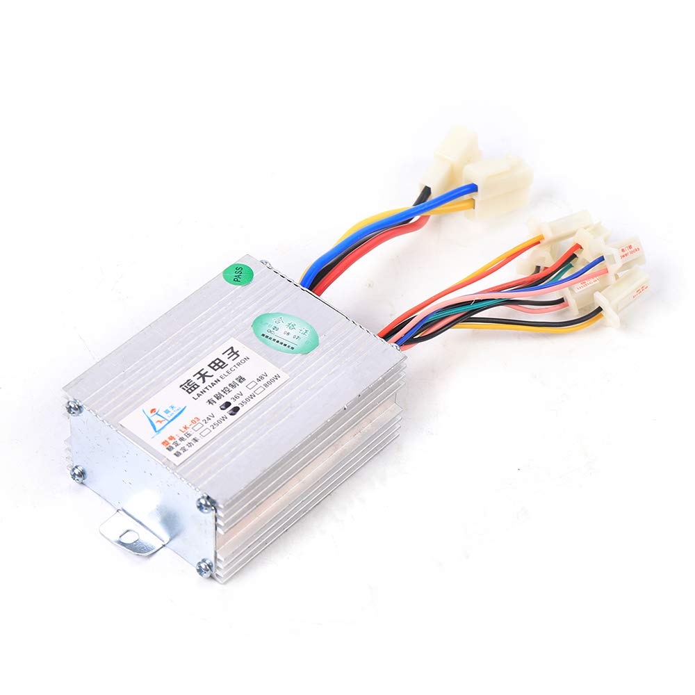 Haoxuesen Elektrofahrrad-Umbausatz, 350W E-Bike-Umbausatz, Mountainbike-Umbausatz, Bürstenmotor Mit Freilauf, Für Fahrräder, Kombis, Mountainbikes Und Kleine Elektrische Dreiräder (36V)