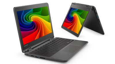 Lenovo Business Laptop Notebook 300e G2 2-in-1 Celeron N4100 4GB 128GB SSD 1366x768 Touchscreen Windows 11 (Generalüberholt)