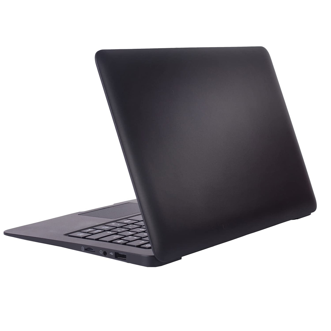 Bigmachine Computer Laptop Mini 10,1 Zoll 32 GB Windows 10 ultradünnes und leichtes Netbook Quad Core PC HDMI USB Webcam Netflix YouTube QWERTZ Layout (Schwarz)