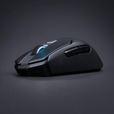 Roccat Kain 200 AIMO RGB Gaming Maus (16.000 Dpi Owl-Eye Sensor, Kabellos, Titan Click Technologie), schwarz