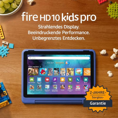 Fire HD 10 Kids Pro-Tablet (Neueste Generation), für Kinder ab dem Grundschulalter | 10-Zoll-Display, lange Akkulaufzeit, Kindersicherung und dünne Hülle | Version 2023, 32 GB, Sternennebel-Design