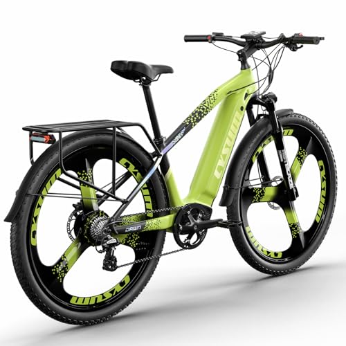 cysum Speedy E-Bike, E-Mountainbike, 29 Zoll (73,8 cm) für Erwachsene, Elektrofahrrad mit abnehmbarem Akku, 48 V, 14 Ah, Autonomie 80 km, 75 Nm, 25 km/h (29 Zoll grün)