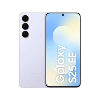 Samsung Galaxy S25 FE mit Galaxy AI, Handy mit Android, 6,7 Zoll FHD-Display, 50 MP Kamera, 128 GB Speicher, 8 GB RAM, 4.900 mAh Akku, Icyblue, 3 Jahre Herstellergarantie [Exklusiv auf Amazon]