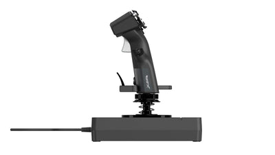 Logitech G X56 H.O.T.A.S. Schubregler & Stick-Controller für Weltraum-Simulationen, 6 Freiheitsgrade, 4 Federoptionen, +189 Programmierbare Befehle, RGB-Beleuchtung, 2x USB-Anschluss, PC - Schwarz