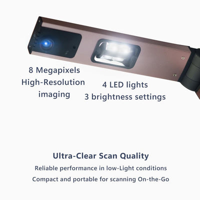 Venkillian Dokumentenscanner Kamera USB 8MP: A3 Buchscanner OCR tragbar für Lehrer | Flachbett Scanner Visualizer für Schule Dokumentenkamera | Scanner Dokumentenscanner mobil