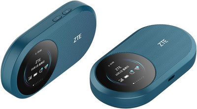 ZTE U10S Pro Blue, 4G+LTE Mobile Wi-Fi 6, freigeschalteter, kostengünstiger tragbarer Reiserouter, verbindet 32 Geräte, 3000 mAh, 10 Stunden Akkulaufzeit, läuft in Allen weltweiten Netzwerken