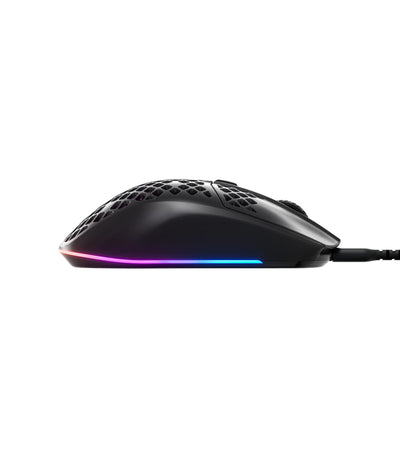 SteelSeries Aerox 3 - Superleichte Gaming-Maus - Optischer TrueMove Core Sensor mit 8.500 CPI - Ultraleichtes, wasserfestes Design - Schwarz