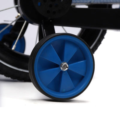 Kinderfahrrad Jungen Jungenfahrrad MäDchenfahrrad Kinder Kinderrad Fahrrad Rad Bike Herrenfahrrad Damenfahrrad Unisex Hilfsrad Mit StüTzräDern Klingeln Handbremse Sicher Und Schnell 14 Zoll (Blau)
