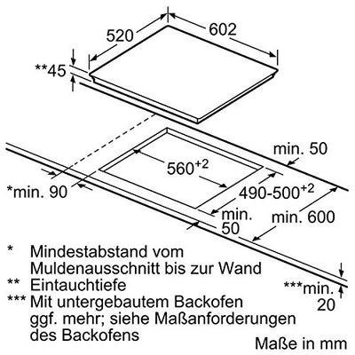Siemens ET675FNP1E iQ300 Kochfelder, 4 Heizelemente, 60.2 cm, Glaskeramik