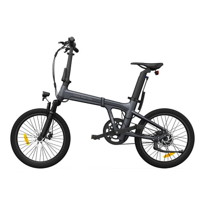 ADO E-Bike 2 × Air 20S E-Fahrrad Faltbar, klapprad Riemenantrieb,City Bike, 1 Gang, Hintermotor, ebike Damen/Herren,StVZO,ADO Smart APP,3,5-Zoll-IPS-Display (Gray+Blue)