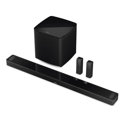 Bose Smart Ultra Soundbar mit Dolby Atmos plus Alexa, kabellose Bluetooth-KI, Surround-Sound-System für TV-Geräte, Schwarz