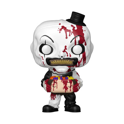 Funko Pop! Movies: Terrifier - Art The Clown - Vinyl-Sammelfigur - Geschenkidee - Offizielle Handelswaren - Spielzeug Für Kinder und Erwachsene - Movies Fans - Modellfigur Für Sammler und Display
