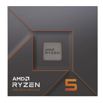 AMD Ryzen 5 7600X Prozessor (intergrierte Radeon Grafik, 6 Kerne/12 Threads, 105W TDP,AM5 Sockel, 38MB Cache, Bis zu 5.3 GHz max Boost, Kein Kühler)