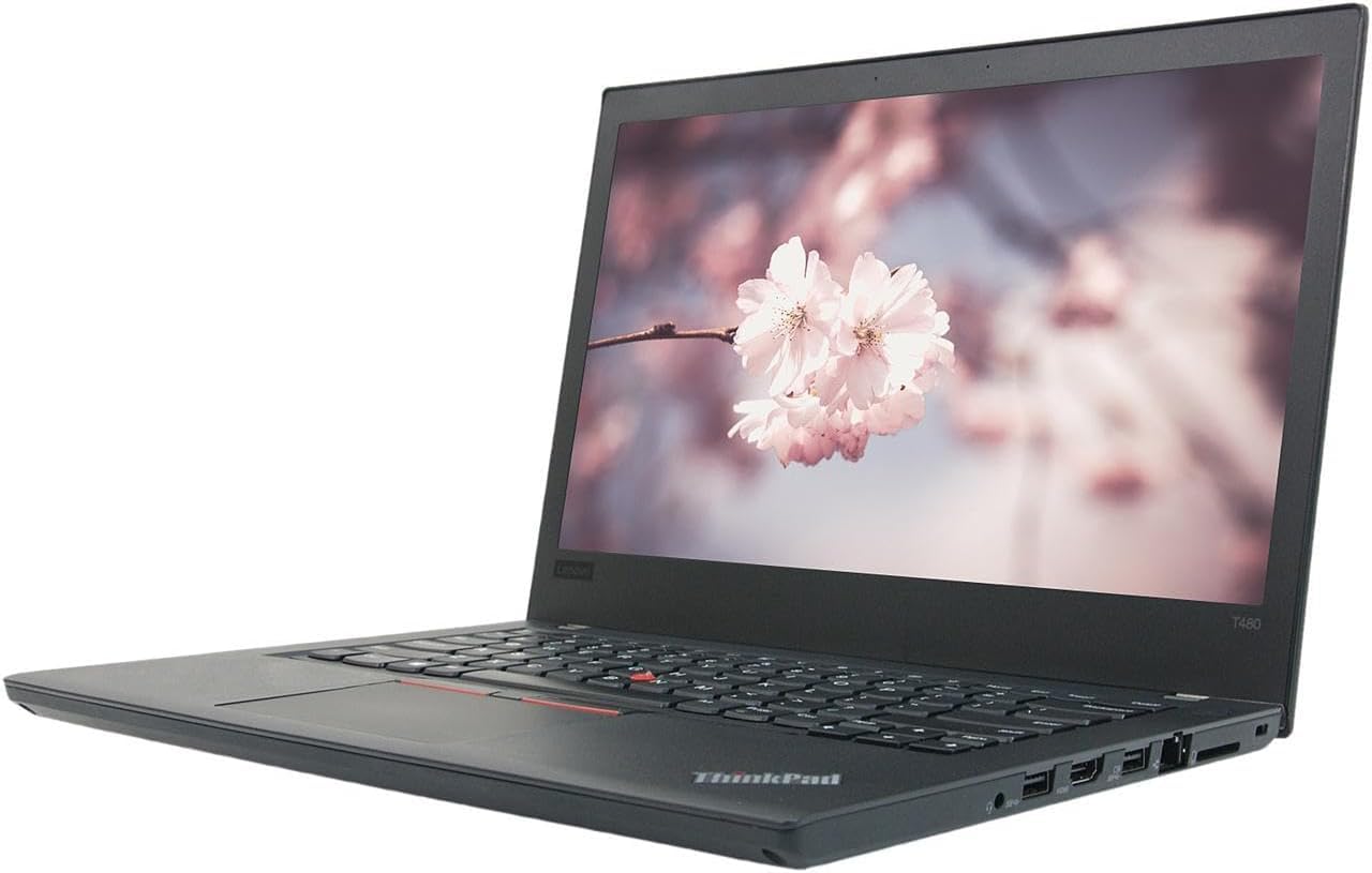 Lenovo ThinkPad T480 Touchscreen Business Laptop, 14 Zoll FHD Notebook, Intel Core i5-8250U, 16GB RAM, 512GB SSD, Windows 11 Pro (Generalüberholt)