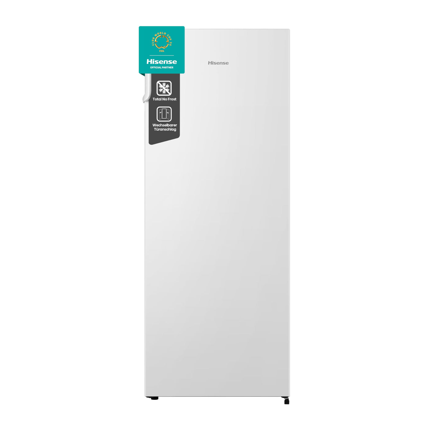 Hisense FV191N4AW2 Gefrierschrank/ TotalNoFrost/ SuperFreeze/ Türalarm/ Multiflow 360°/ BigBox/ 143,4 cm/ Gefrierteil 147 l/ 41 dB/ 205 kWh/Weiß