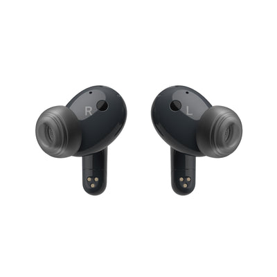 LG TONE Free DT90Q In-Ear Bluetooth Kopfhörer mit Dolby Atmos-Sound, MERIDIAN-Technologie, ANC (Active Noise Cancellation), Uvnano & IPX4-Spritzwasserschutz - Schwarz