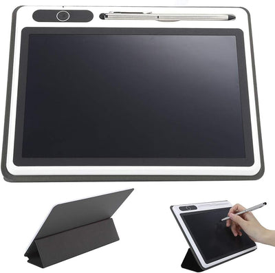 Tbest Professionelles Tragbares Digitales Doodle-Board, LCD-Schreibtafel, Elektronischer Notizblock, LCD-Tablet, Zeichenblock, Geschäftsbedarf, Handmalwerkzeug, 22,9 cm, Schwarz, mit (sc