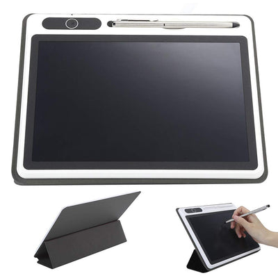 Tbest Professionelles Tragbares Digitales Doodle-Board, LCD-Schreibtafel, Elektronischer Notizblock, LCD-Tablet, Zeichenblock, Geschäftsbedarf, Handmalwerkzeug, 22,9 cm, Schwarz, mit (sc