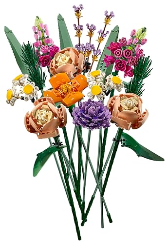 LEGO Botanicals Blumenstrauß - Künstliche Blumen Set für Erwachsene - Zimmerdeko und Geschenkidee für Frauen & Männer - Wohnaccessoires - Botanik Kollektion 10280