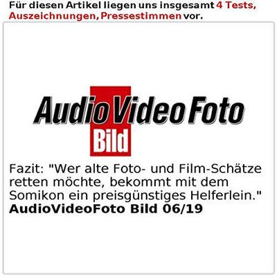 Somikon Diascan: Stand-Alone-Dia- & Negativscanner, 5"/12,5 cm IPS-Display, 22 MP, HDMI (Negative digitalisieren, Diascanner mit Displays, Betrachter)