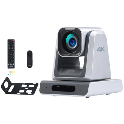 zowietek 4K NDI|HX3 PTZ Kamera PoE, 18X optischer Zoom, Simultane HDMI & SDI Ausgänge, RTSP/RTMP(s)/SRT, Standalone IP Live Streaming auf YouTube, Twitch für Meeting, Kirche, Event,