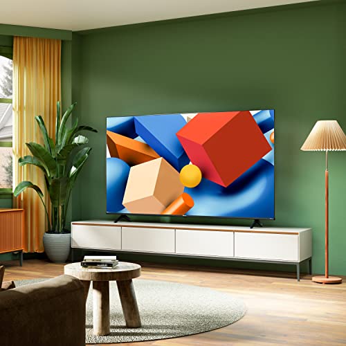 Hisense 55E6KT 139cm (55 Zoll) Fernseher, 4K UHD Smart TV, HDR, Dolby Vision, Triple Tuner DVB-C/S/ S2/ T/ T2/ DTS Virtual X, Alexa Built-in, Bluetooth, WiFi, Hotel Mode, Schwarz [2023]