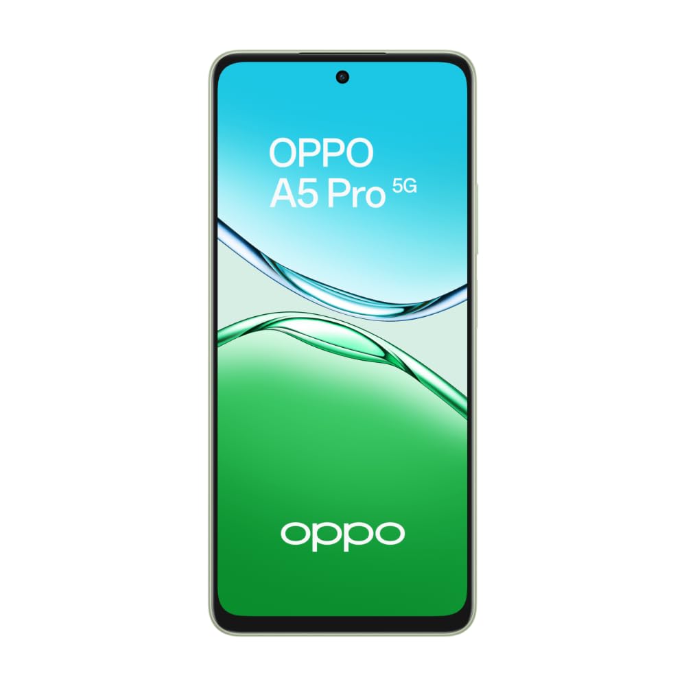 OPPO A5 Pro 5G / Grün/MKT 6300/256 GB /8 GB / 6,67 Zoll 120 Hz / 50 MP IA / 5.800 mAh