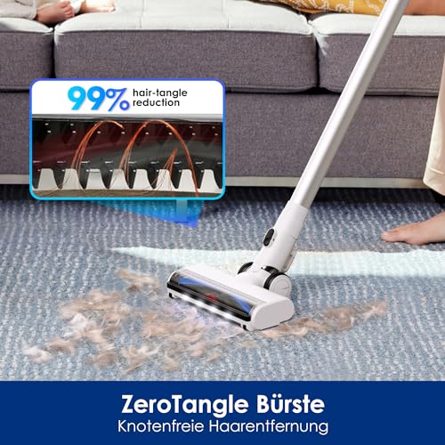 Tineco Floor ONE Switch S7 Nass Trockensauger, Saugwischer 40min, Staubsauger 65min, 70℃ Flashdry, Beidseitige Kantenreinigung, ZeroTangle Bürste, Dreifache Batterielebensdauer, für das Ganze Haus