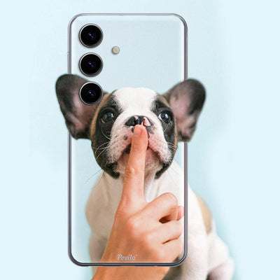 Samsung Galaxy S24 FE Hülle personalisiert mit foto. Handyhülle aus Silikon selbst gestalten Samsung Galaxy S24 FE. Geschenke personalisiert für frauen, mann, kinder,valentinstag, weihnachten