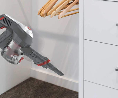 Hoover Akku-Staubsauger Tierhaare H-FREE 100 PETS ohne Beutel + Tierdüse I bis 40 Min. Laufzeit I Staubsauger kabellos mit LED, XL Staubbehälter & Parkfunktion I Akkusauger mit Fugendüse & Staubbürste