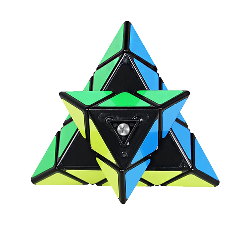 EACHHAHA Zauberw rfel Pyramide 3x3 Speed Cube Pyramid Professionel Gla eachhaha-zauberw-rfel-pyramide-3x3-speed-cube-pyramid-professionel-gla
