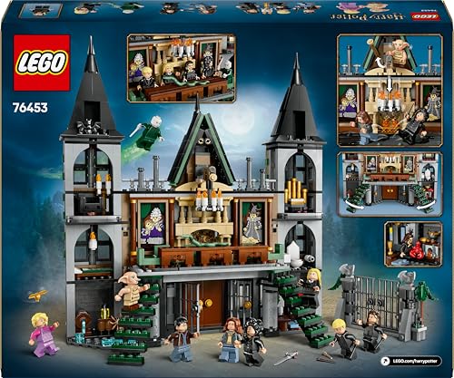 LEGO Harry Potter Landsitz der Familie Malfoy, Fantasy Spielzeug zum Sammeln und Ausstellen, Geschenk für Jungen, Mädchen und Fans der Zauberwelt, Geschenkidee mit 9 Minifiguren 76453