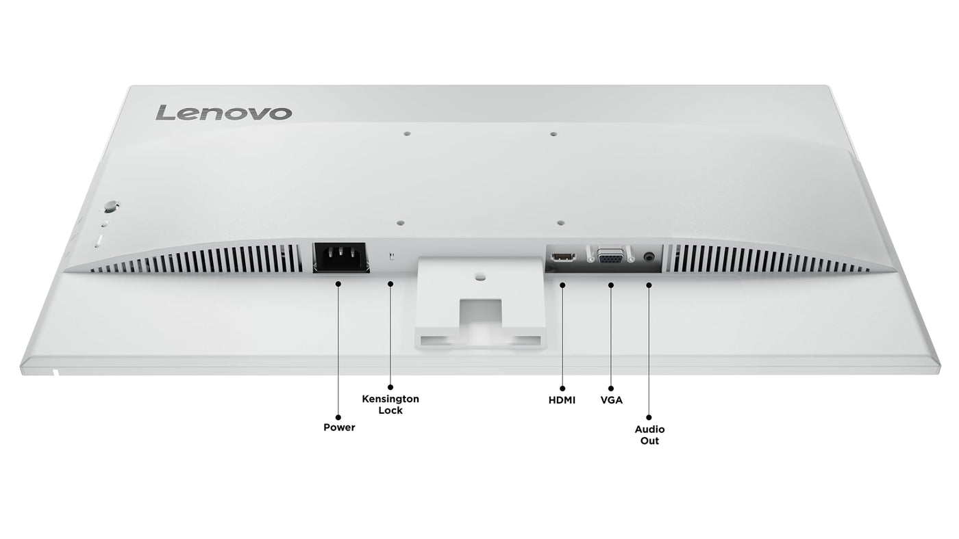 Lenovo L24i-4A | 23,8" Full HD Monitor | 1920x1080 | 100Hz | 250 nits | 1ms Reaktionszeit | IPS-Panel | HDMI | VGA | integrierte Lautsprecher | entspiegelt | 3,8kg | grau