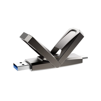 Netac US5 128GB Solid USB State Drive Externe tragbare SSD Typ-c und USB 3.2 Dual Interface Geschwindigkeit bis zu 550MB/s für Smartphone und Notebook Computer