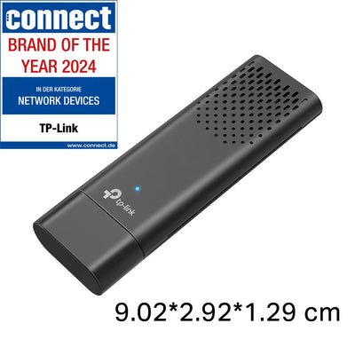 TP-Link Archer TX20U WLAN Stick Für PC, 𝐖𝐢𝐅𝐢 𝟔 AX1800 Dual Band, nur Kompatibel mit Windows 11/10, USB 3.0, MU-MIMO, OFDMA, WPA3-Verschlüsselung