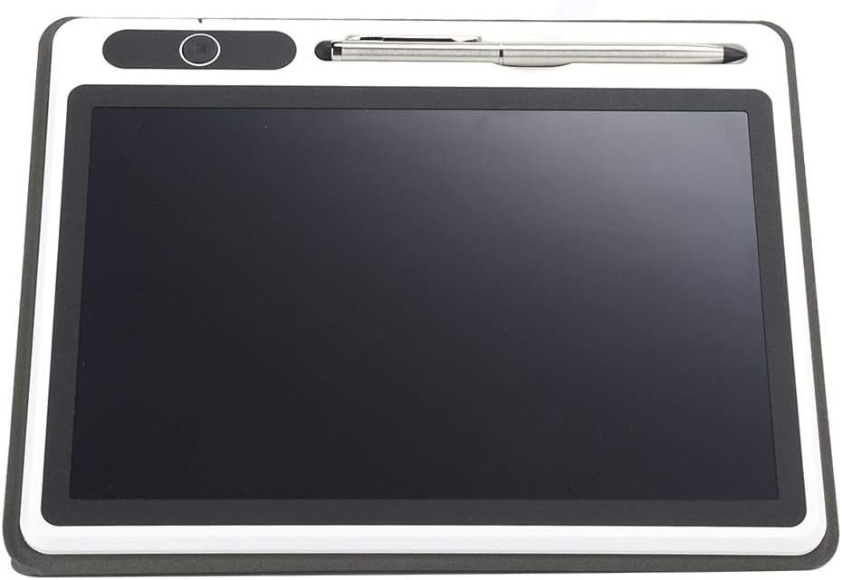 Tbest Professionelles Tragbares Digitales Doodle-Board, LCD-Schreibtafel, Elektronischer Notizblock, LCD-Tablet, Zeichenblock, Geschäftsbedarf, Handmalwerkzeug, 22,9 cm, Schwarz, mit (sc