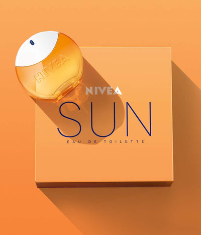 NIVEA SUN Eau de Toilette, Parfum mit dem Original Sonnencreme Duft, sommerlicher und erfrischender unisex, im ikonischen Parfüm-Flakon (30 ml)