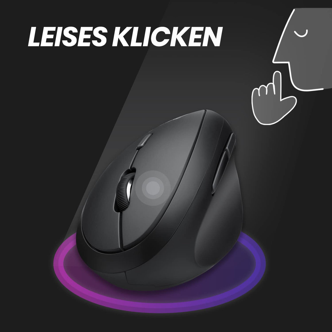 Perixx PERIDUO-606A 3-in-1 Kabellose Ergonomische Tastatur, Vertikale Maus, Numerisches Tastenfeld, Verstellbare Handballenauflage, QWERTZ