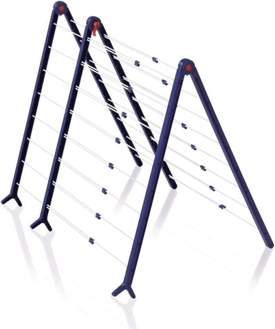 Leifheit Badewannentrockner Pegasus Bath 190 Extendable, standfester Standtrockner für die Wanne, ausziehbarer Wäscheständer, besonders schmaler Wäschetrockner, aus Legierter Stahl