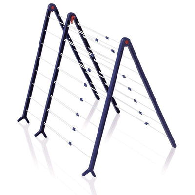 Leifheit Badewannentrockner Pegasus Bath 190 Extendable, standfester Standtrockner für die Wanne, ausziehbarer Wäscheständer, besonders schmaler Wäschetrockner, aus Legierter Stahl