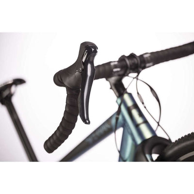 Airtracks 28 Zoll Herren Gravel Bike STERRATO 5.0 Fahrrad mit 2 x 9 Gang Shimano SORA RD-R3000-18 Gang- UD Carbon Gabel - UD Carbon Gabel - 55cm (Körpergröße 175-188cm)